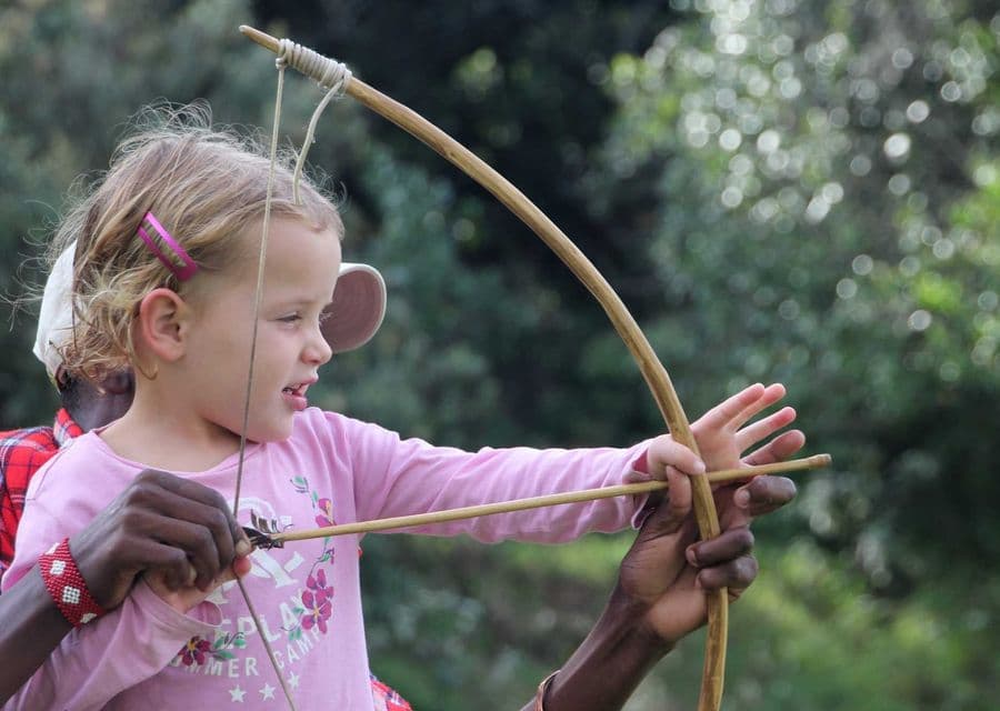 Kids Archery Maasai