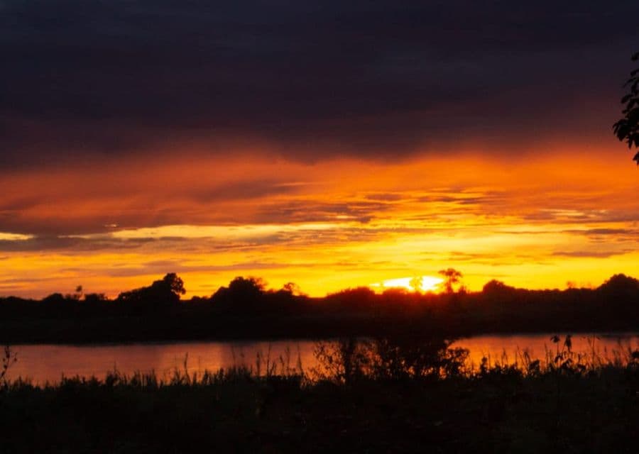 Selous River Sunset